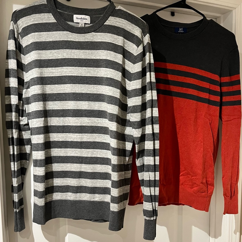 Men’s Striped Pullover Sweatshirt - George
